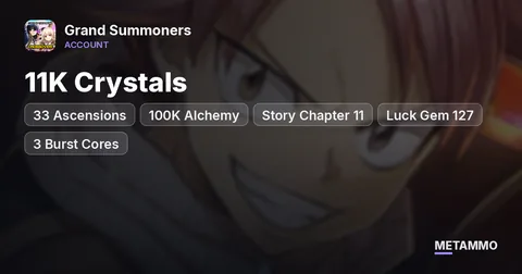 33 Ascensions | 11K Crystals | 100K Alchemy | Story Chapter 11 | Luck Gem 127 | 3 Burst Cores