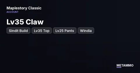 Bandit Lv36 | Sindit Build | Lv35 Claw | Lv35 Top | Lv25 Pants | Windia