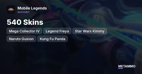 Mega Collector IV | 540 Skins | Legend Freya | Star Wars Kimmy | Naruto Gusion | Kung Fu Panda | 133 Heroes