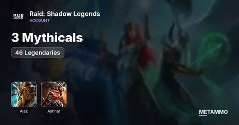 3 Mythicals | Alaz, Ashnar, Crixia | 46 Legendaries