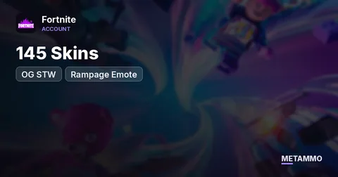 145 Skins | OG STW | Rampage Emote