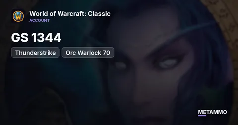 Thunderstrike - Orc Warlock 70 ■ GS 1344