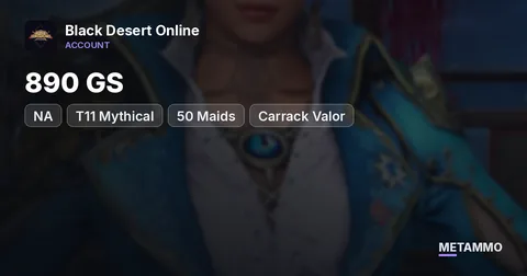 NA Server | 890 GS | T11 Mythical | 50 Maids | Carrack Valor