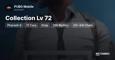 Pharaoh 6 | 17 Cars + Drop | Collection Lv 72 | 198 Mythic | 20+ Kill Chats
