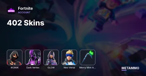 IKONIK + Dark Vertex + Glow + Neo Versa + Minty + 402 Skins