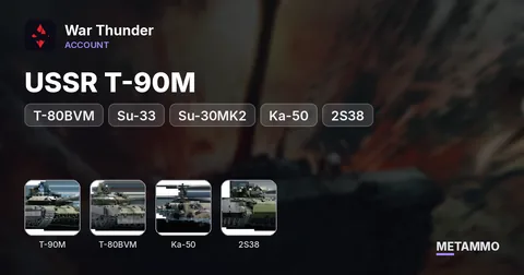 USSR T-90M, T-80BVM, BMPT | Su-33, Su-30MK2, Ka-50, 2S38 | F-16XL, Su-25BM Marathon | Level 94