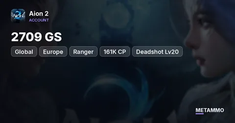 Ranger | 2709 GS | 161K CP | Deadshot Lv20 | Founder's Pack | Global EU Zikel Asmodian