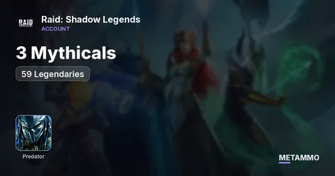 3 Mythicals | Galatir, Khilvi, Predator | Oz Champions | 59 Legendaries