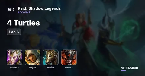 Galathir, Bayek, Marius | 4 Turtles | Leo 6* | Kurosa