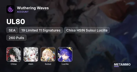 SEA UL80 | 19 Limited 11 Signatures | Chisa HSIN Suisui Lucilla | 260 Pulls