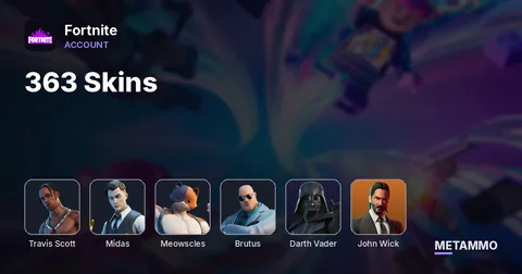 363 Skins | Travis Scott | Gold Midas | Gold Meowscles | Gold Brutus | Darth Vader | John Wick