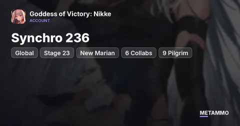 Global Synchro 236 | Stage 23 | New Marian | 6 Collabs | 9 Pilgrim | 44K Gems | Tickets