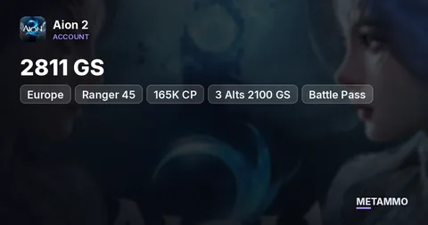 Ranger 45 | 2811 GS | 165K CP | 3 Alts 2100 GS | Battle Pass | EU Lumiel Asmodian