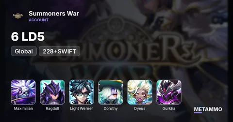 GLOBAL | 6LD5 | MAXI, RADGOLL, LIGHT WERNER, DOROTHY, DYEUS, GURKHA | 228+SWIFT