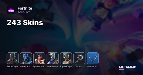 243 Skins | Black Knight | Cobalt Snowfoot | Sparkle Specialist | Blue Squire | Royale Knight | AC/DC | Synaptic Hatchets