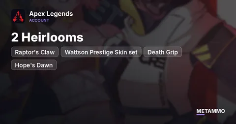 Raptor's Claw | 2 Heirlooms | Wattson Prestige Skin set | Death Grip | Hope's Dawn