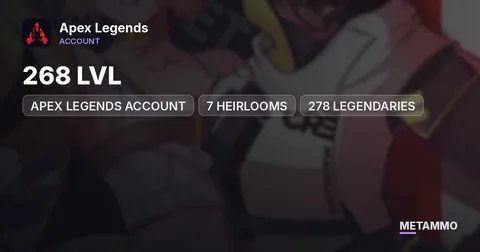 APEX LEGENDS ACCOUNT | 268 LVL | 7 HEIRLOOMS | 278 LEGENDARIES