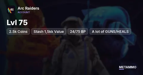 Lvl 75 | 2.5k Coins | Stash 1,5kk Value | 24/75 BP | A lot of GUNS/HEALS