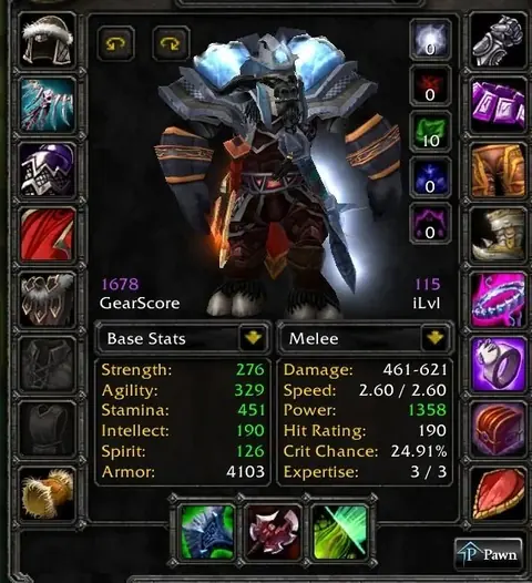 Spineshatter - [x3 70]◈Shaman 1704 GS ENG◈4/5 T4◈Rogue 1687 GS◈3/5 T4◈Druid 1504 GS◈ - World of Warcraft: Classic account screenshot 1