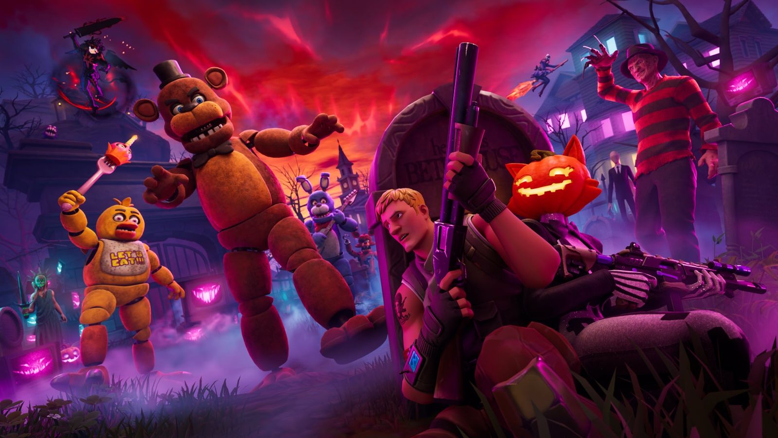 Fortnitemares 2026 — “The Game Is Cursed” — Fortnite key art