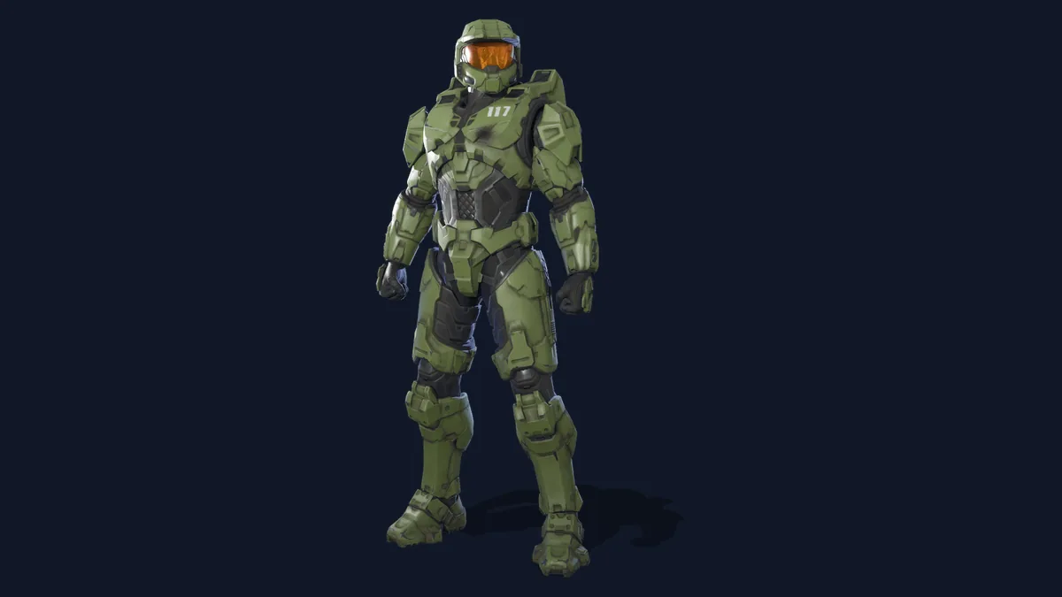 Master Chief outfit in Fortnite, a licensed collaboration skin