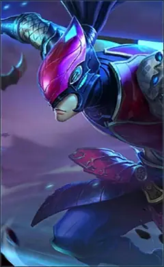 Alpha “Crimson Warrior” skin, Mobile Legends Special