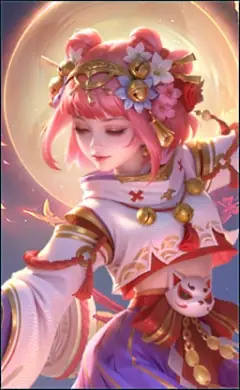 Angela “Strings of Fate” skin, Mobile Legends Kishin Densetsu
