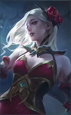 Carmilla “Shadow of Twilight” skin, Mobile Legends Default