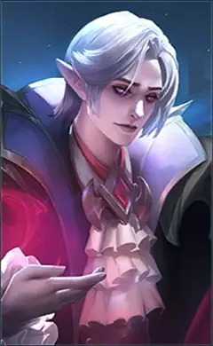 Cecilion “Wisteria Count” skin, Mobile Legends Common