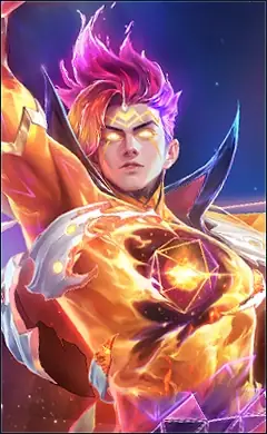 Claude “Cosmic Blaze” skin, Mobile Legends PRIME