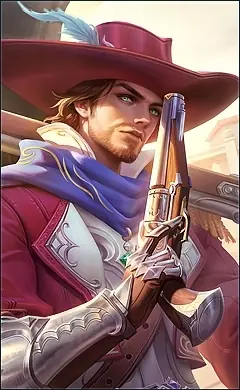 Clint “Scarlet Musketeer” skin, Mobile Legends Common