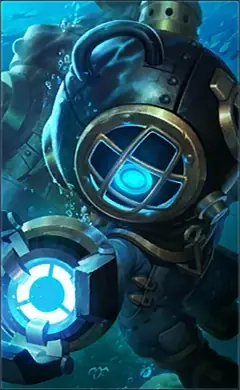 Cyclops “Deep Sea Rescuer” skin, Mobile Legends Starlight