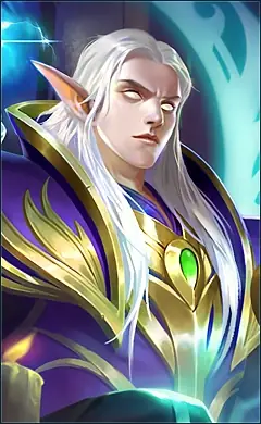 Estes “Moon Elf King” skin, Mobile Legends Default
