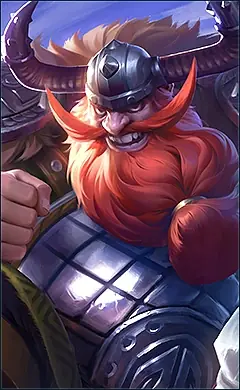 Franco “Frozen Warrior” skin, Mobile Legends Default