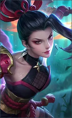 Hanabi “Scarlet Flower” skin, Mobile Legends Default