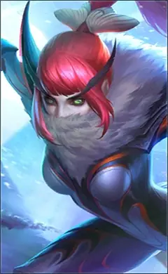 Hanabi “Fiery Moth” skin, Mobile Legends Starlight
