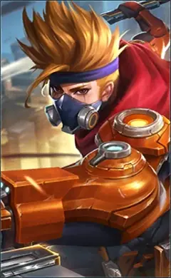 Hayabusa “Spacetime Shadow” skin, Mobile Legends Common