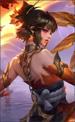Hirara “Gilded Embers” skin, Mobile Legends Common