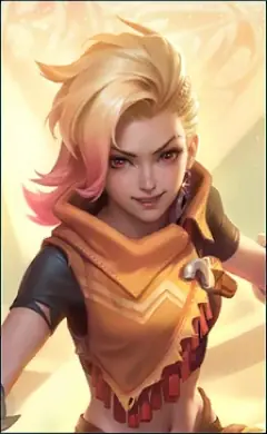Ixia “Shifting Sand” skin, Mobile Legends Common