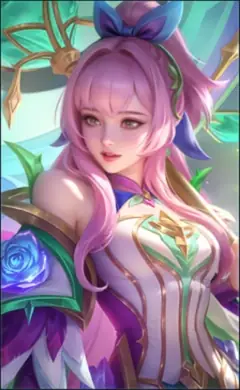 Kagura “Jade Blossom” skin, Mobile Legends Epic
