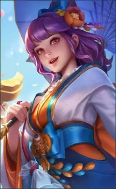 Kagura “Summer Festival” skin, Mobile Legends Summer