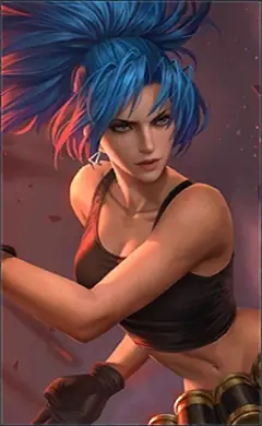 Karina “Leona” skin, Mobile Legends KOF