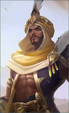 Khaleed “Prince of Sand” skin, Mobile Legends Common