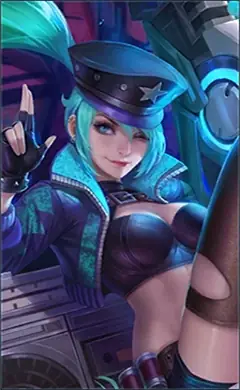 Layla “Green Flash” skin, Mobile Legends Common