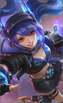 Layla “Classic Malefic Gunner” skin, Mobile Legends Common