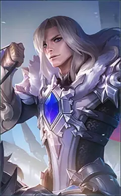 Leomord “Frostborn Paladin” skin, Mobile Legends Starlight