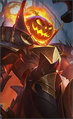 Leomord “Jack-o'-lantern” skin, Mobile Legends Halloween