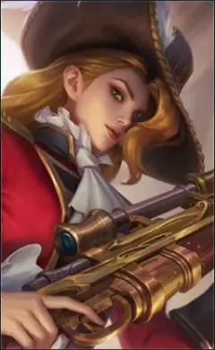 Lesley “Royal Musketeer” skin, Mobile Legends Common