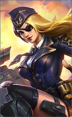 Lesley “General Rosa” skin, Mobile Legends Elite