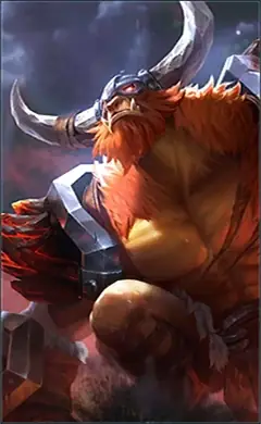 Minotaur “Bursting Yama” skin, Mobile Legends Elite
